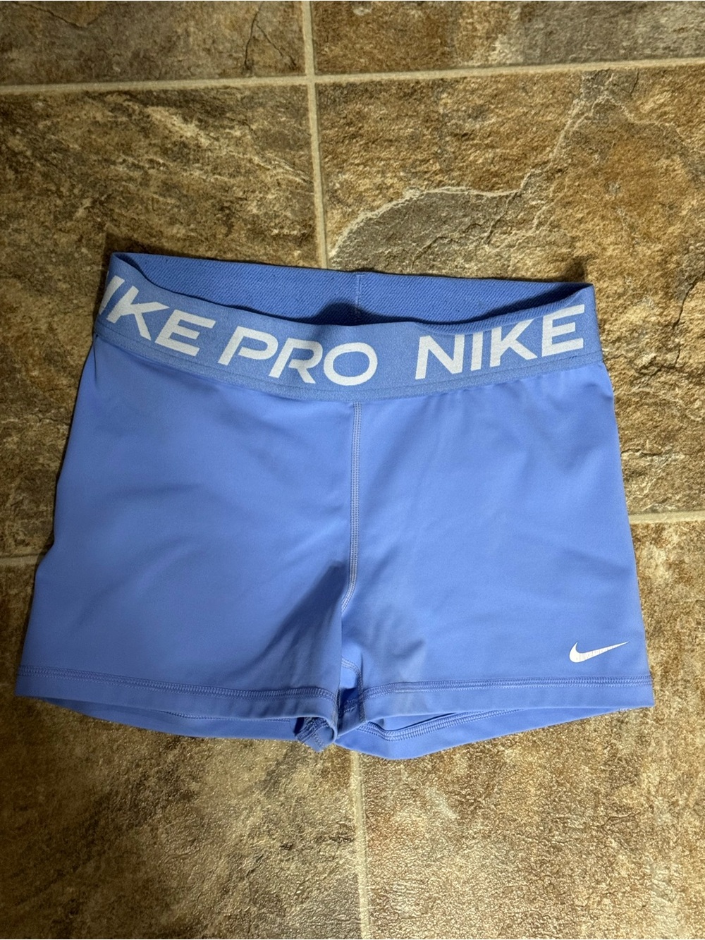 Nike Pro Women's Athletic Shorts — Periwinkle
